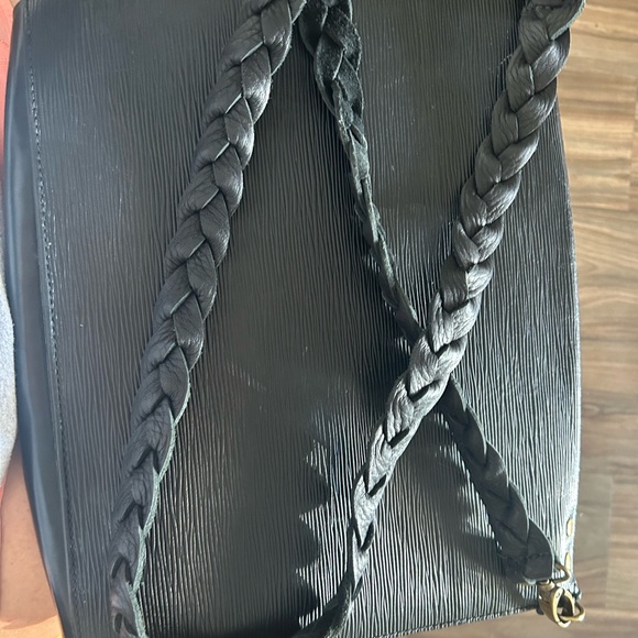 Black Louis Vuitton epi leather briefcase style tote - Picture 7 of 11